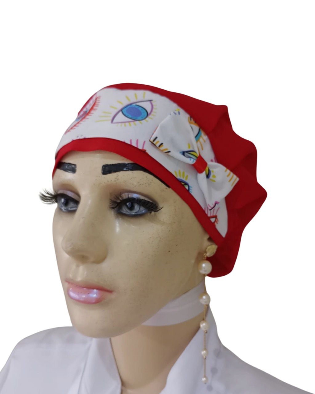 Touca Vermelha em oxford ref. 2036